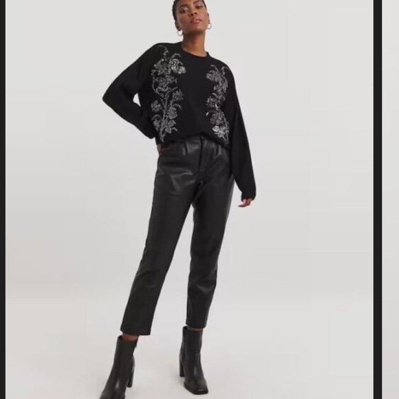 Ted Baker Black Embellished Sequin Sweater - Picture 5 of 16